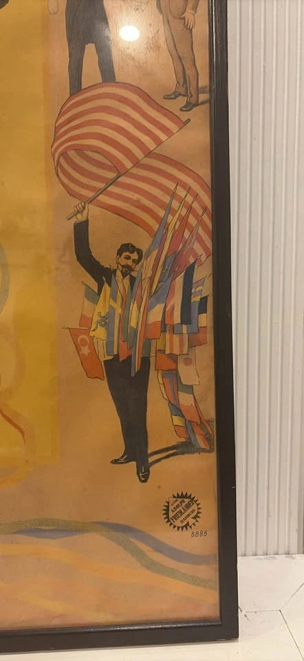 Vintage Framed Adolf Friedländer Poster - photo 4