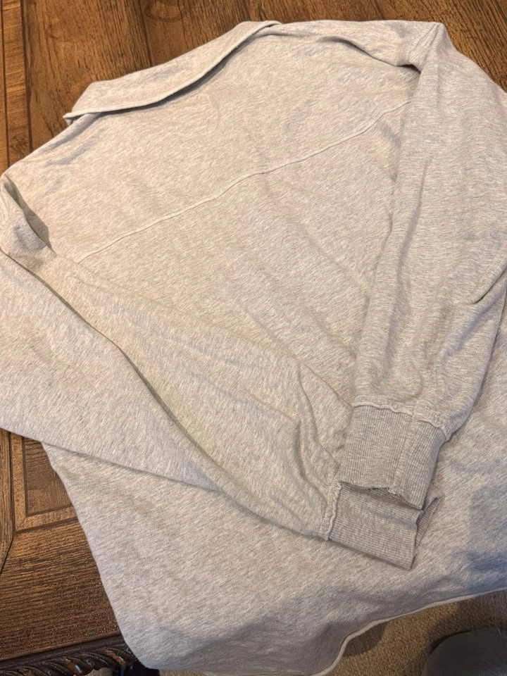Aerie Gray Collared Long Sleeve Shirt XS - photo 2