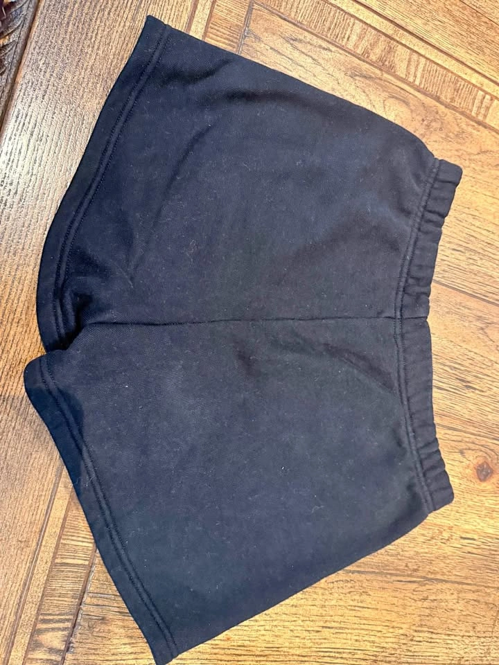 Black athletic shorts TNA