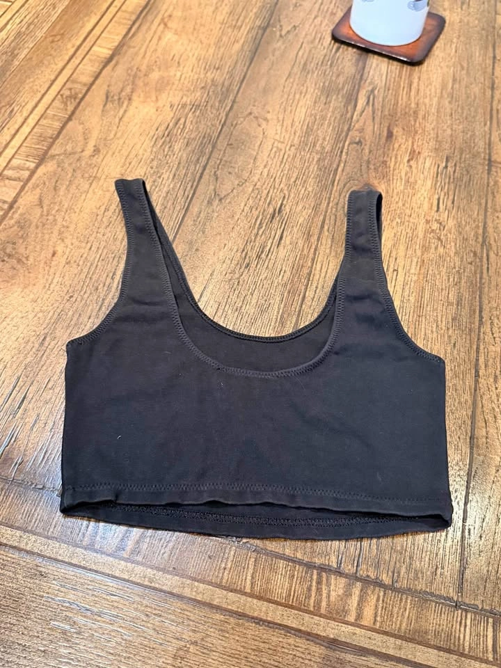 Wilfred Free Black Crop Top Size S