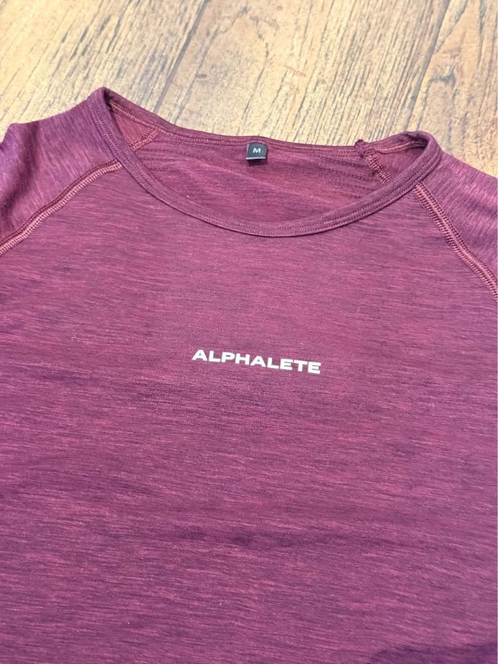 Alphalete Maroon Long Sleeve Top M - photo 2