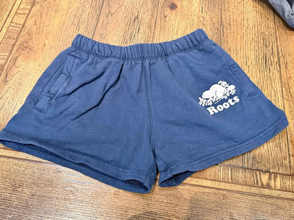 Roots Navy Blue Sweat Shorts