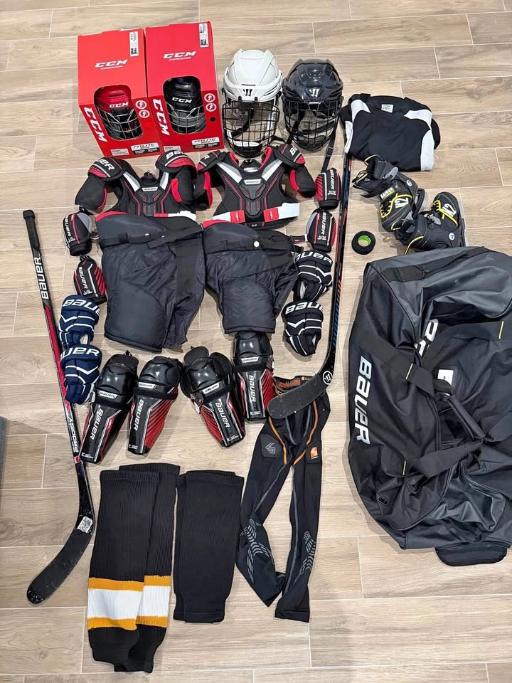 MASSIVE Youth Ice Hockey Gear Bundle (Bauer, CCM, Warrior) 🏒