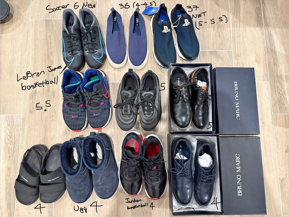 Boys Designer Shoes - Jordan, Nike, UGG, NB (Sz 4-6)