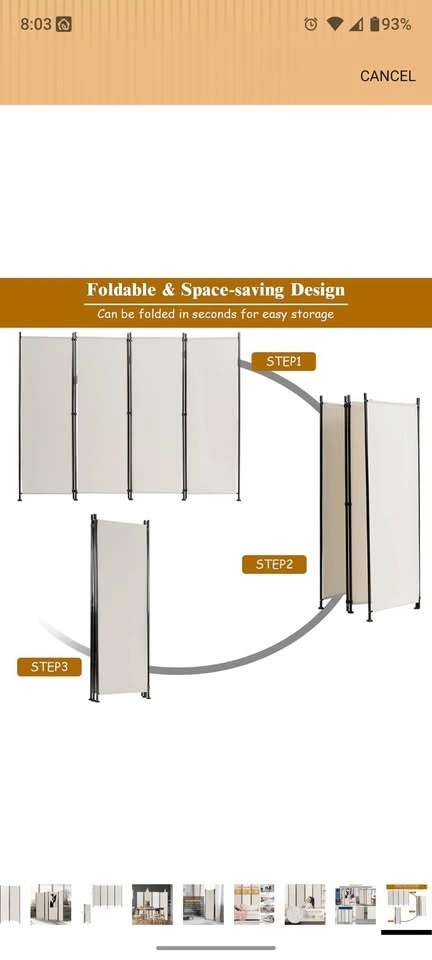 Room divider panel for bedrooms, living room and decoration. - photo 3