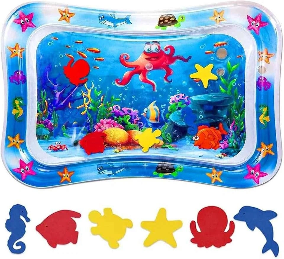 Tummy time water mat