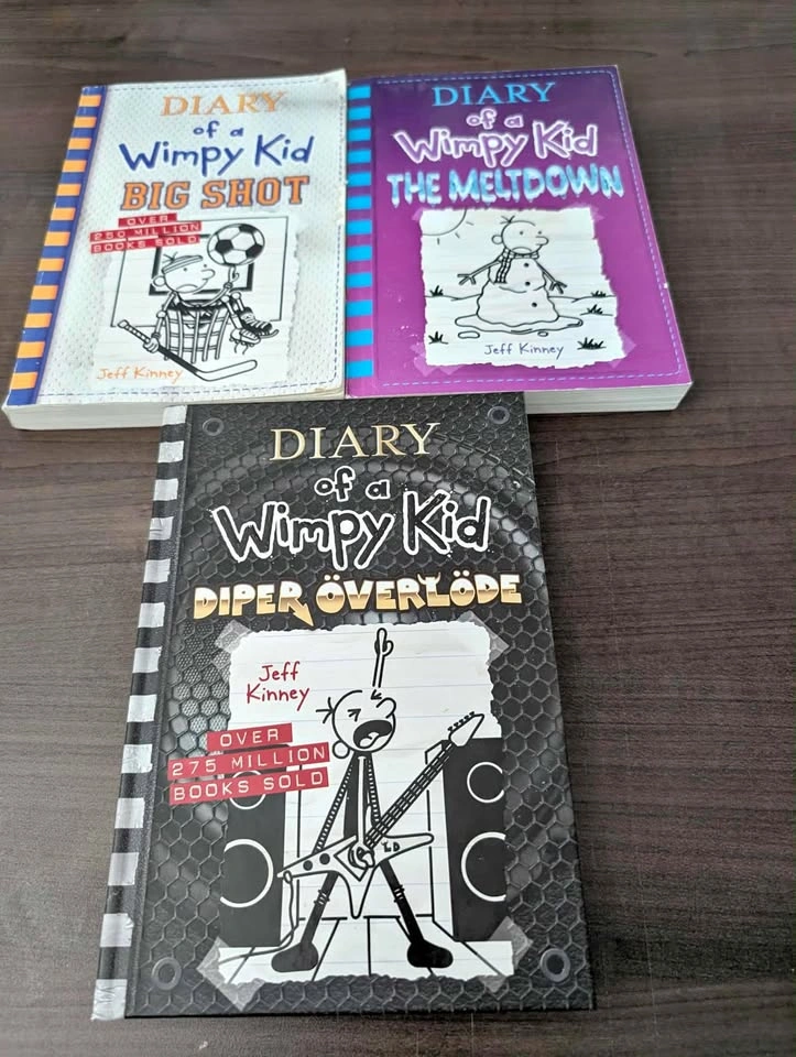 Diary of a Wimpy Kid - 4 Books