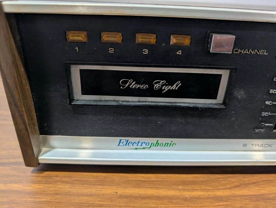 Vintage Electrophonic Stereo Receiver w/ 8-Track + Spare Unit - photo 3