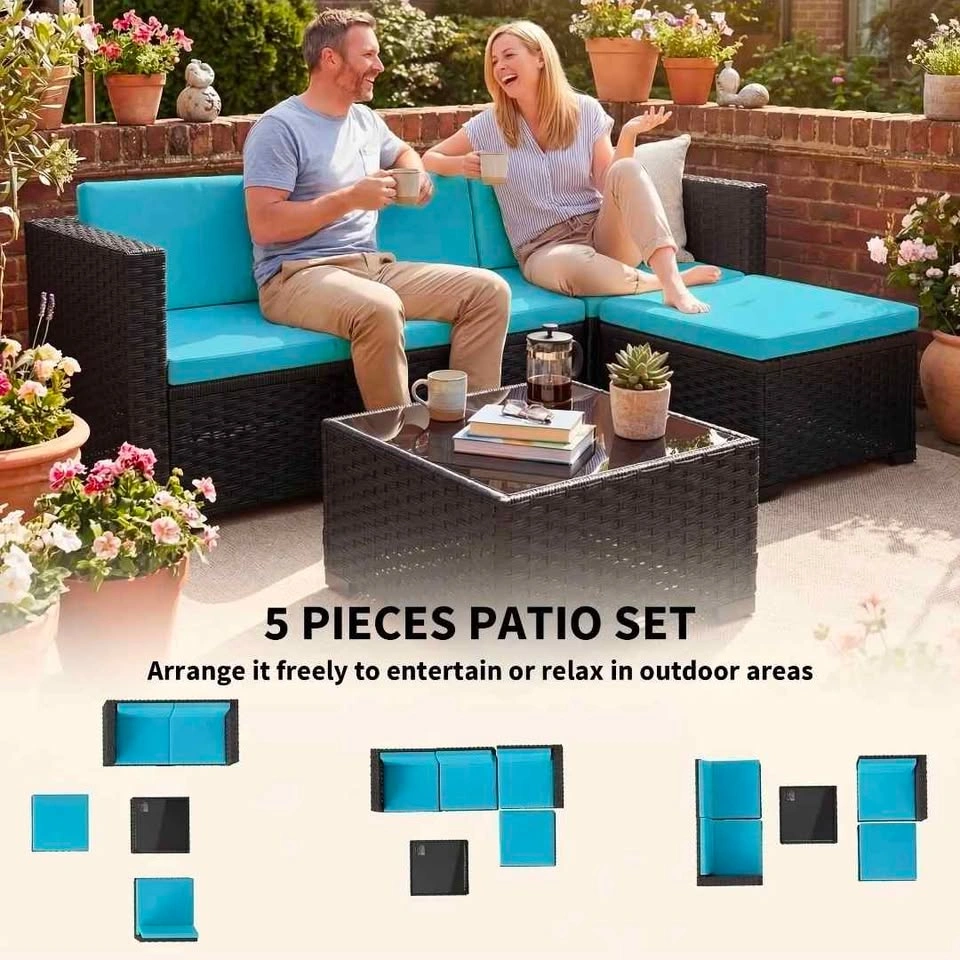 Brand new 5pc patio sectional set. Pickup Spruce Grove. - photo 3