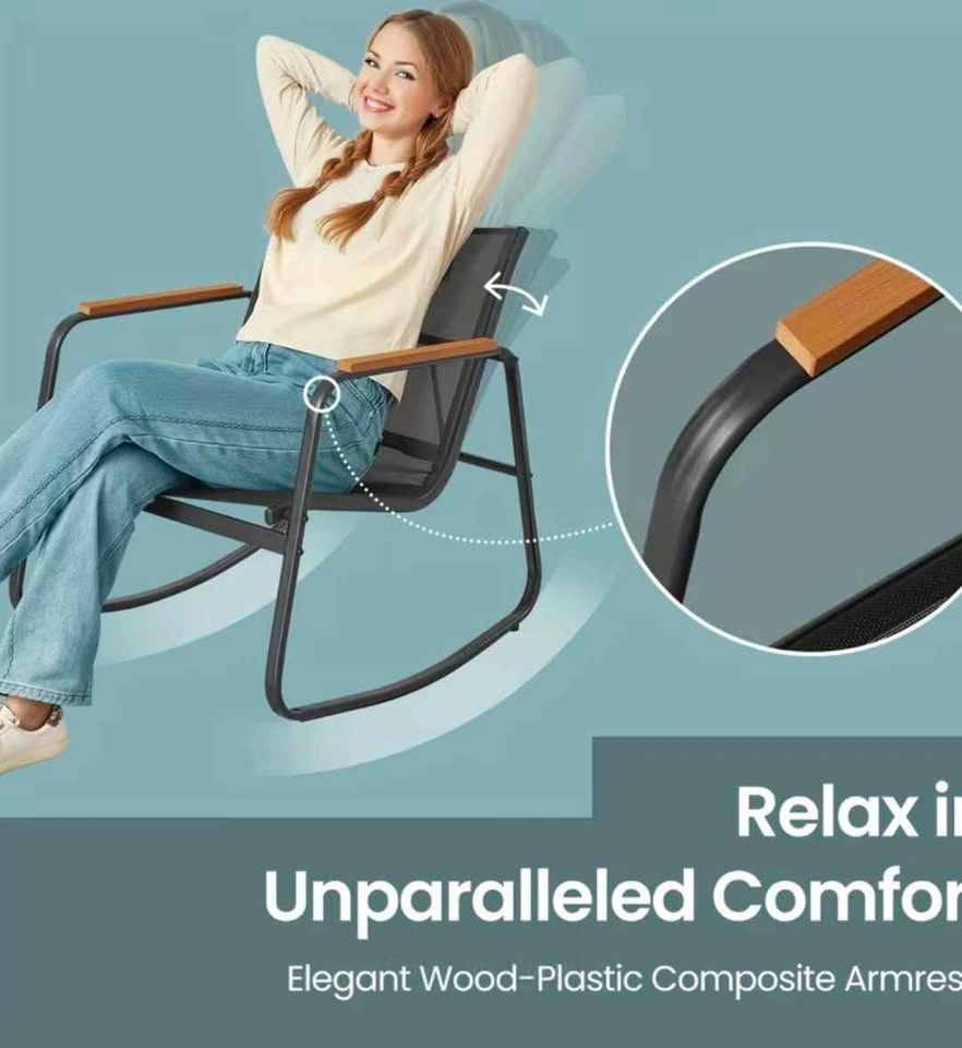 Brand new 3pc Patio Furniture Set - 2 Rocking Chairs & Table - photo 3