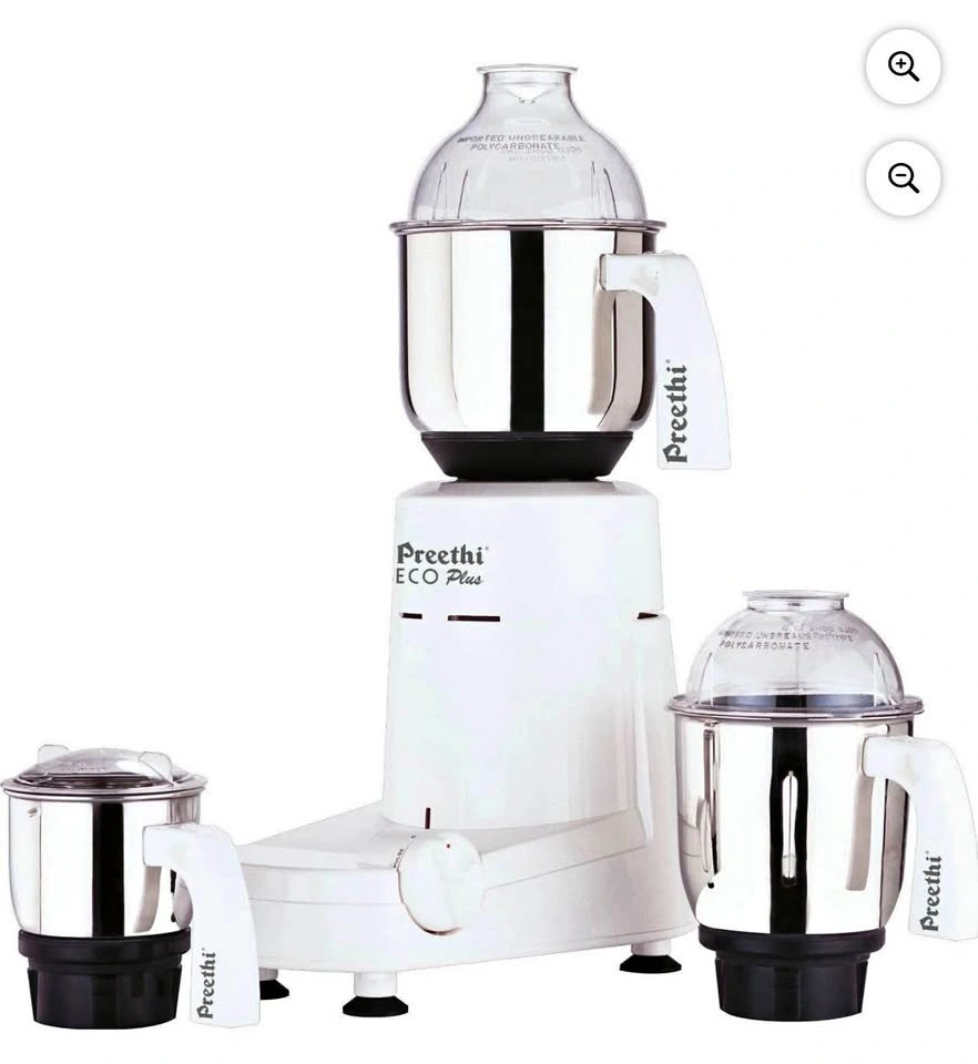 Preethi Eco Plus Mixer Grinder (110V) – 3 Jars, Excellent Condit