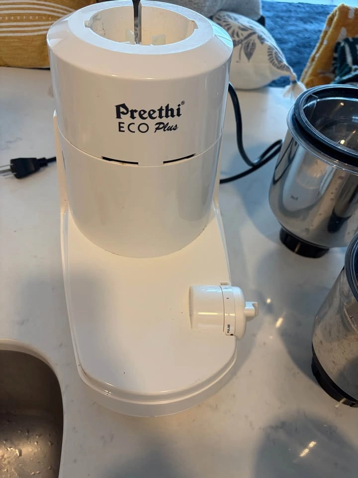 Preethi Eco Plus Mixer Grinder (110V) – 3 Jars, Excellent Condit - photo 2