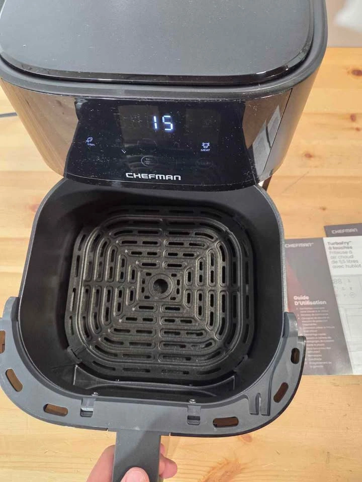 Chefman Air Fryer 6 Qt Compact Window Digital, New - photo 3