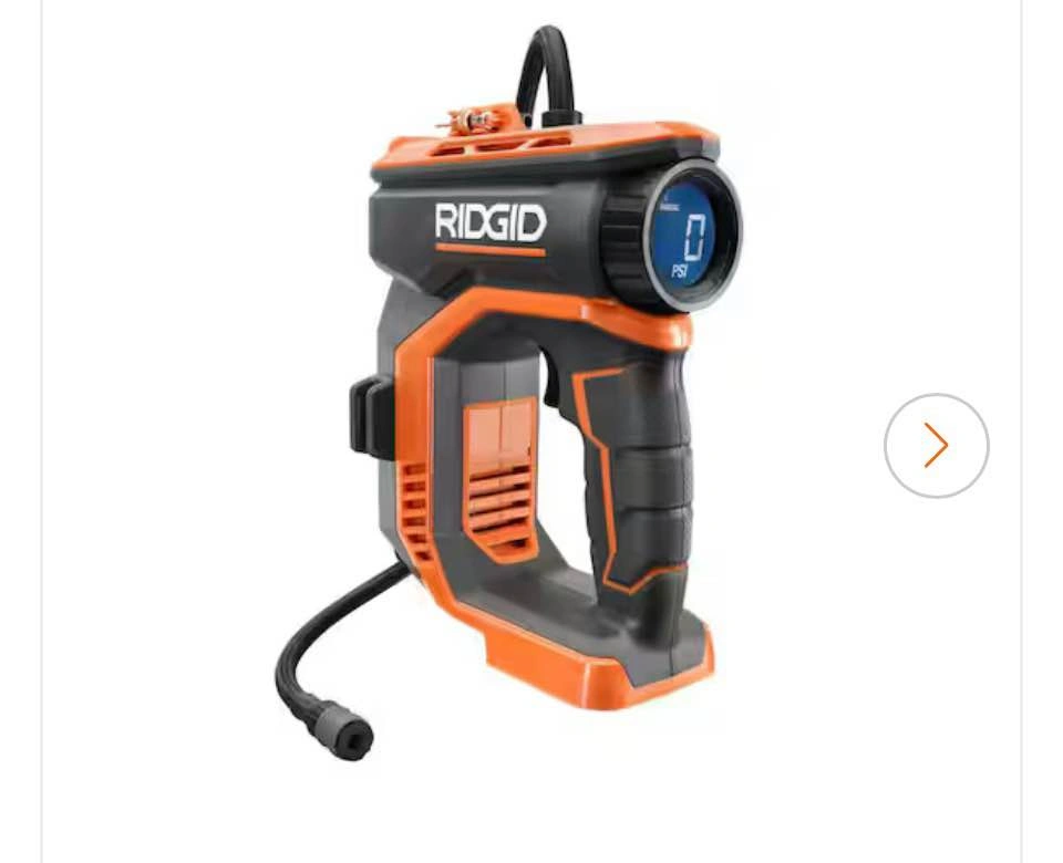 RIDGID 18V Cordless Portable Inflator (Tool Only) - photo 2