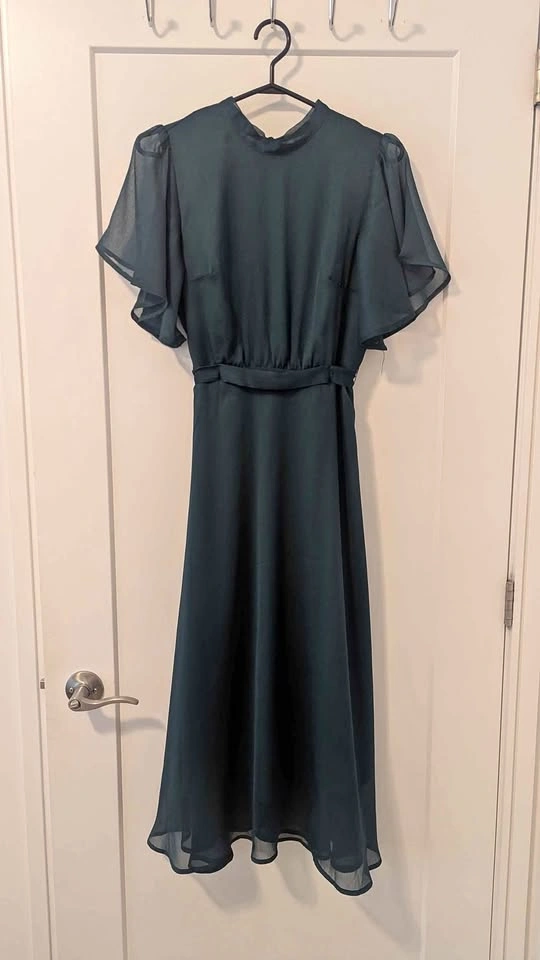 Green Chiffon Dress