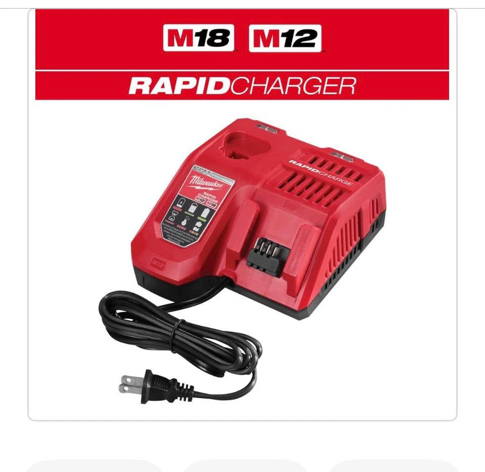 Milwaukee M12 & M18 Multi-Voltage Rapid Battery Charger - photo 2