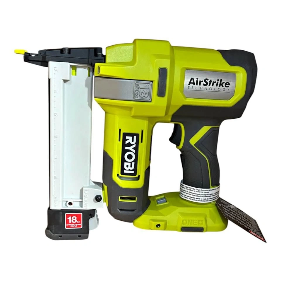 RYOBI ONE+ 18V 18-Gauge Cordless AirStrike Stapler