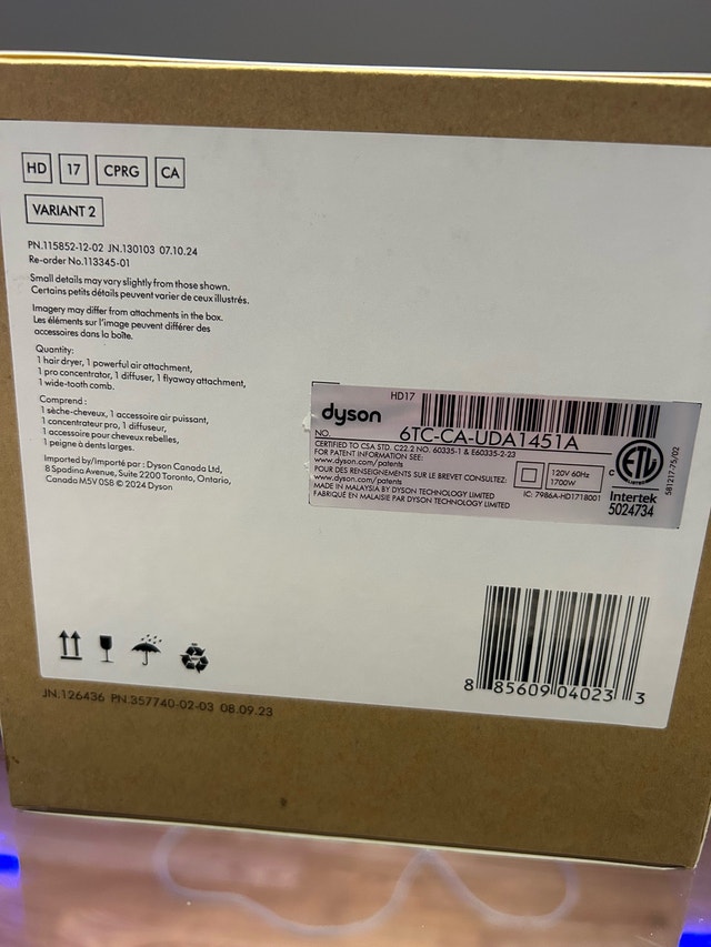 Dyson Supersonic r - New in Box - photo 5
