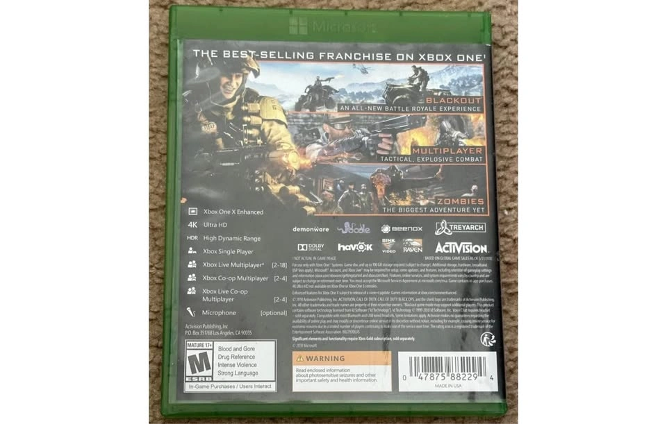 Call of Duty Black Ops 4 Used - photo 2