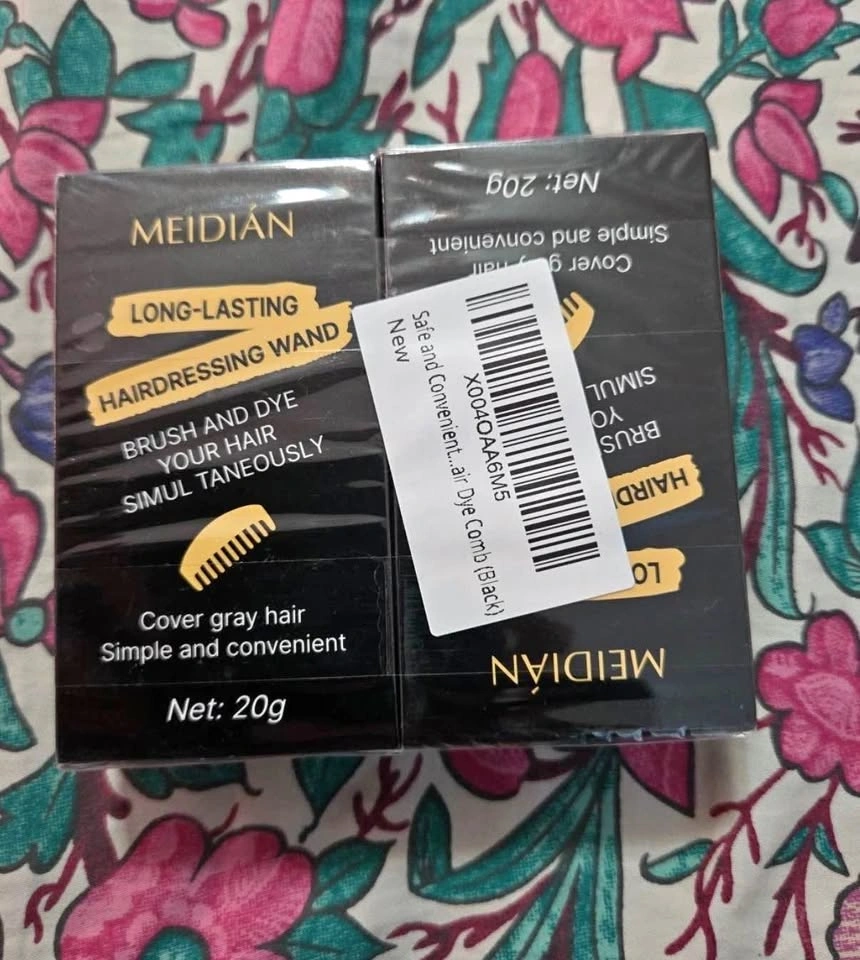 2 Pack Hair Dye Comb - Black