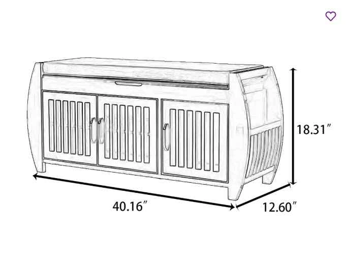 Shoe Storage Bench - huge discounted rate - photo 4