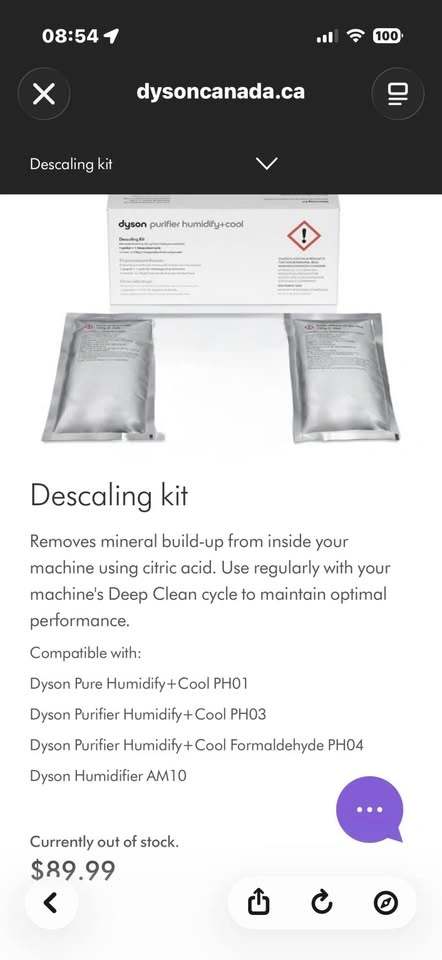 Dyson Descaling Kit - photo 3