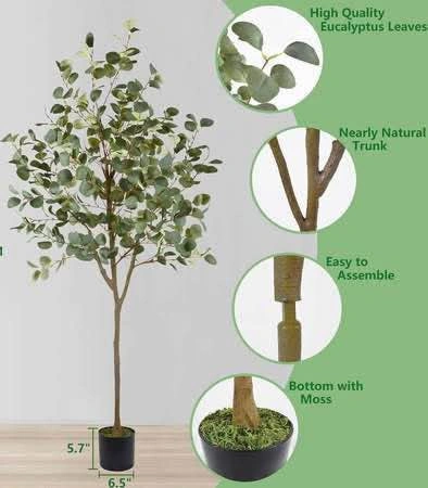 Artificial Eucalyptus Plant - photo 2
