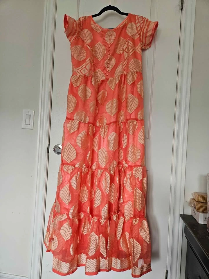 Long Organza Layered Dress - photo 3
