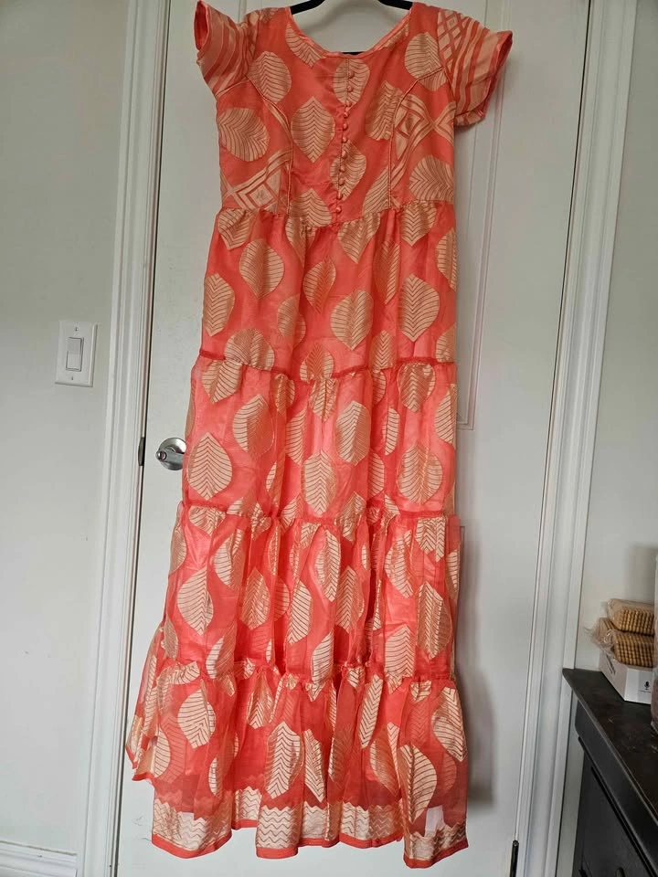 Long Organza Layered Dress - photo 4