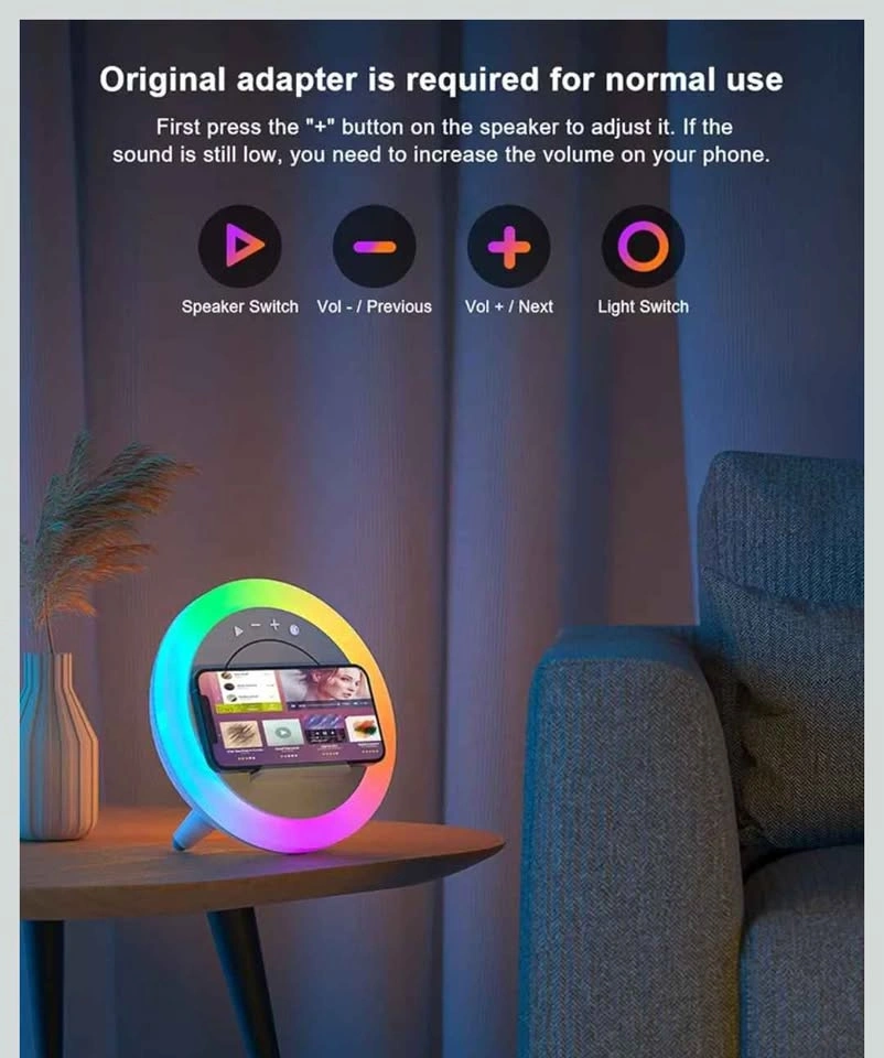 Bluetooth Speaker with Lights - photo 4