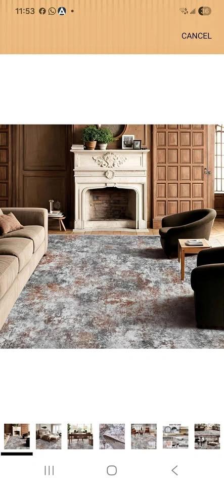 8x10 Living Area Rug New