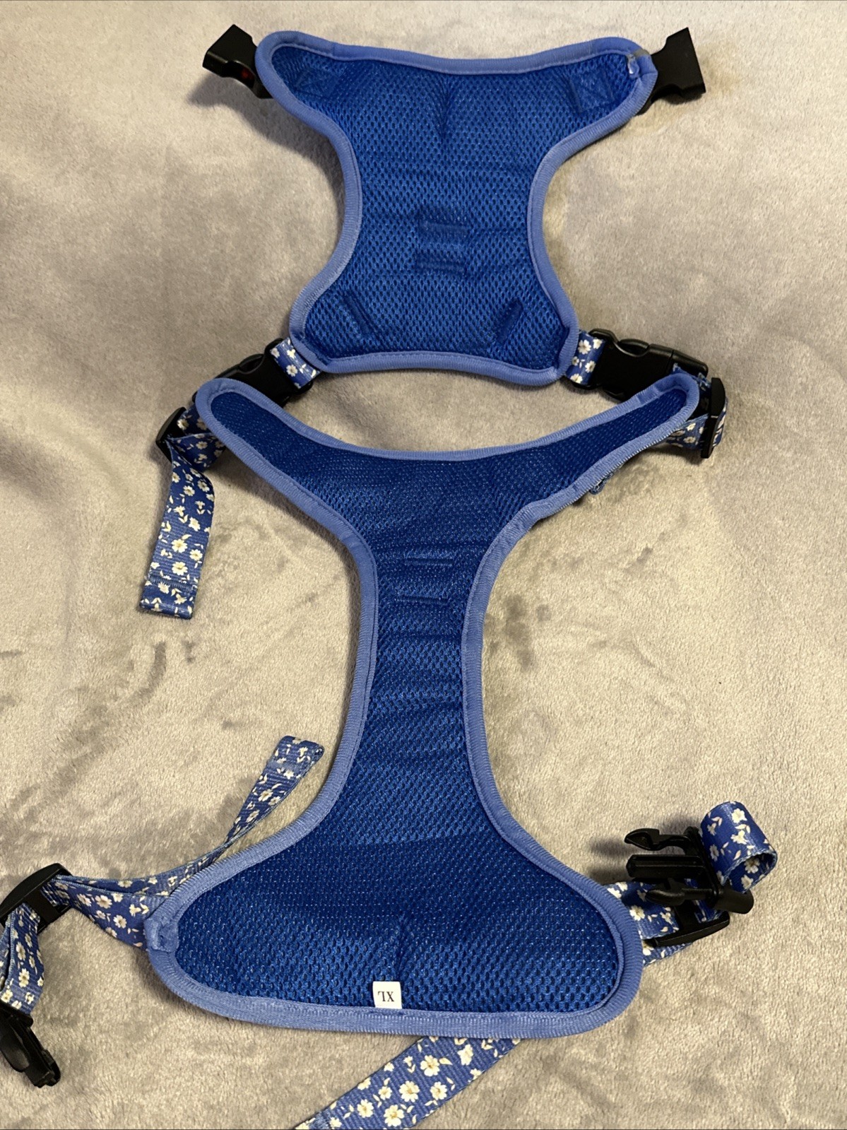 XL Dog Harness Blue Floral MIDOG - photo 4