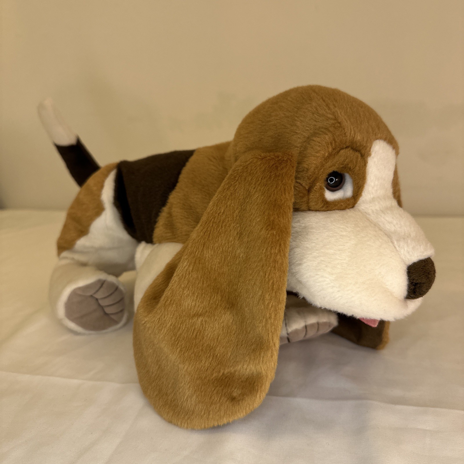Folkmanis Basset Hound Puppy Dog Hand Puppet 17"