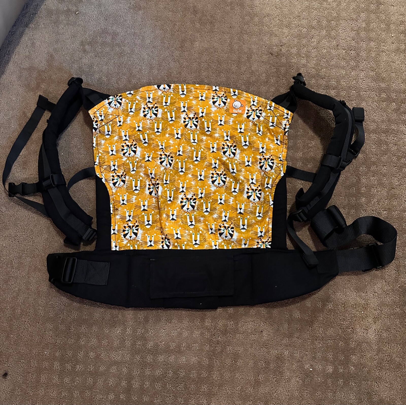 Tula Toddler Baby Buckle Carrier - Lion/Tiger Print