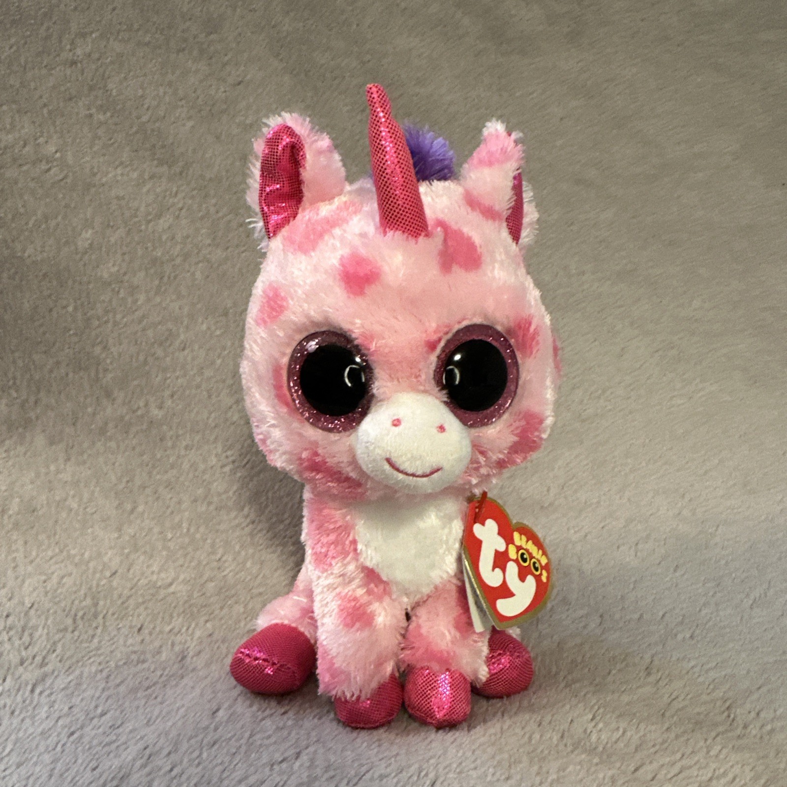 Ty Beanie Boos Sugar Pie 6" Unicorn New With Tags