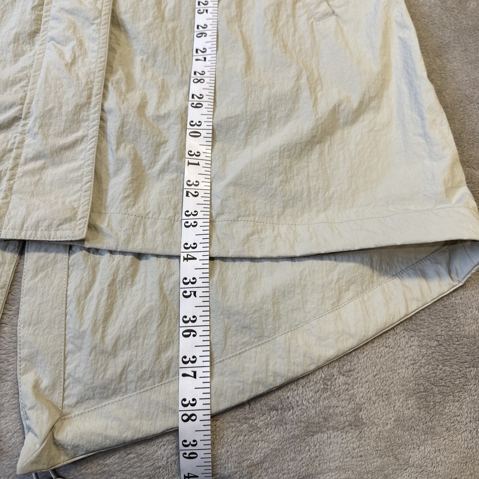 SOIA & KYO Lightweight Rain Jacket - Small - Shell Tan Beige - photo 3