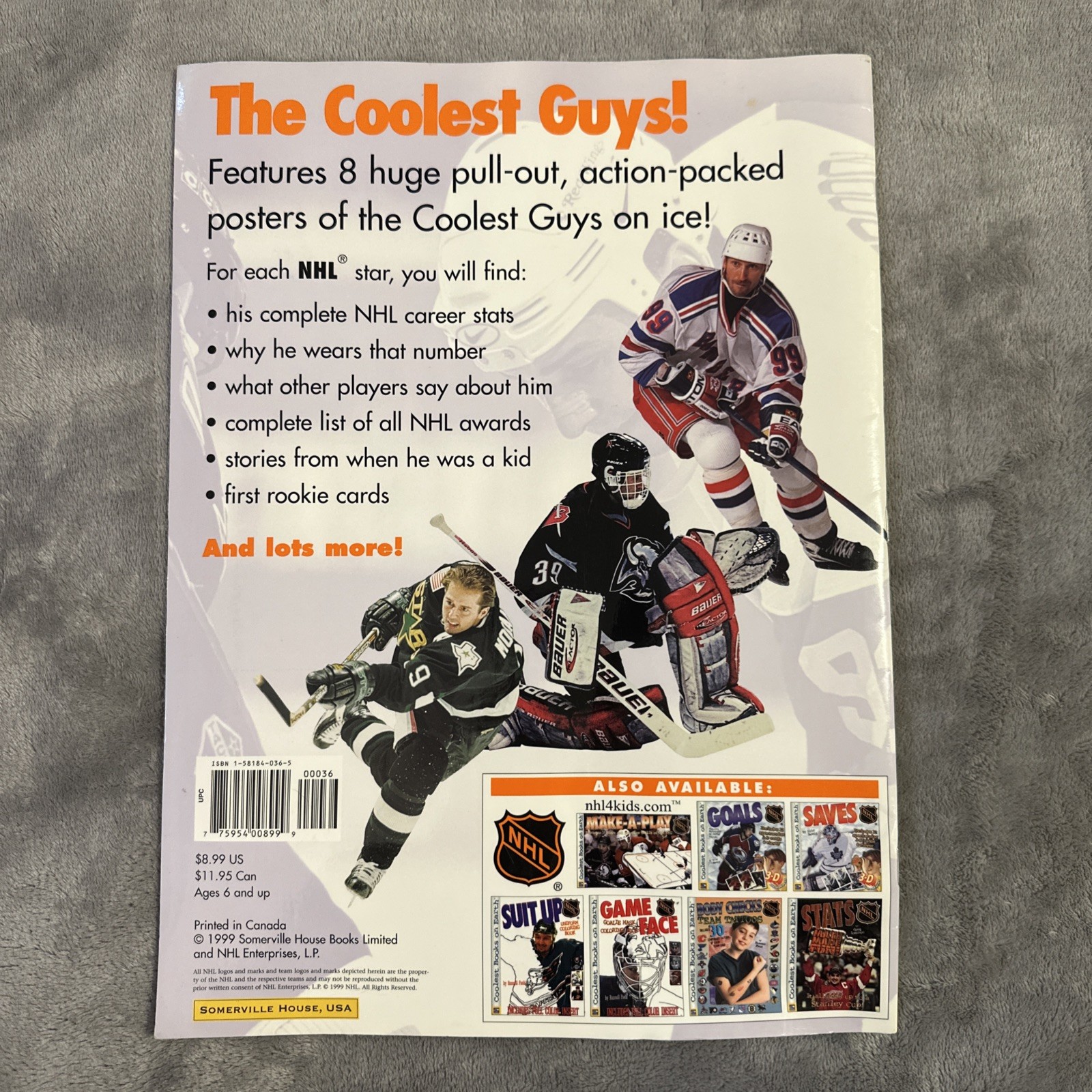 1999 NHL Poster Book Wayne Gretzky Cover 14" x 10.5" - photo 2