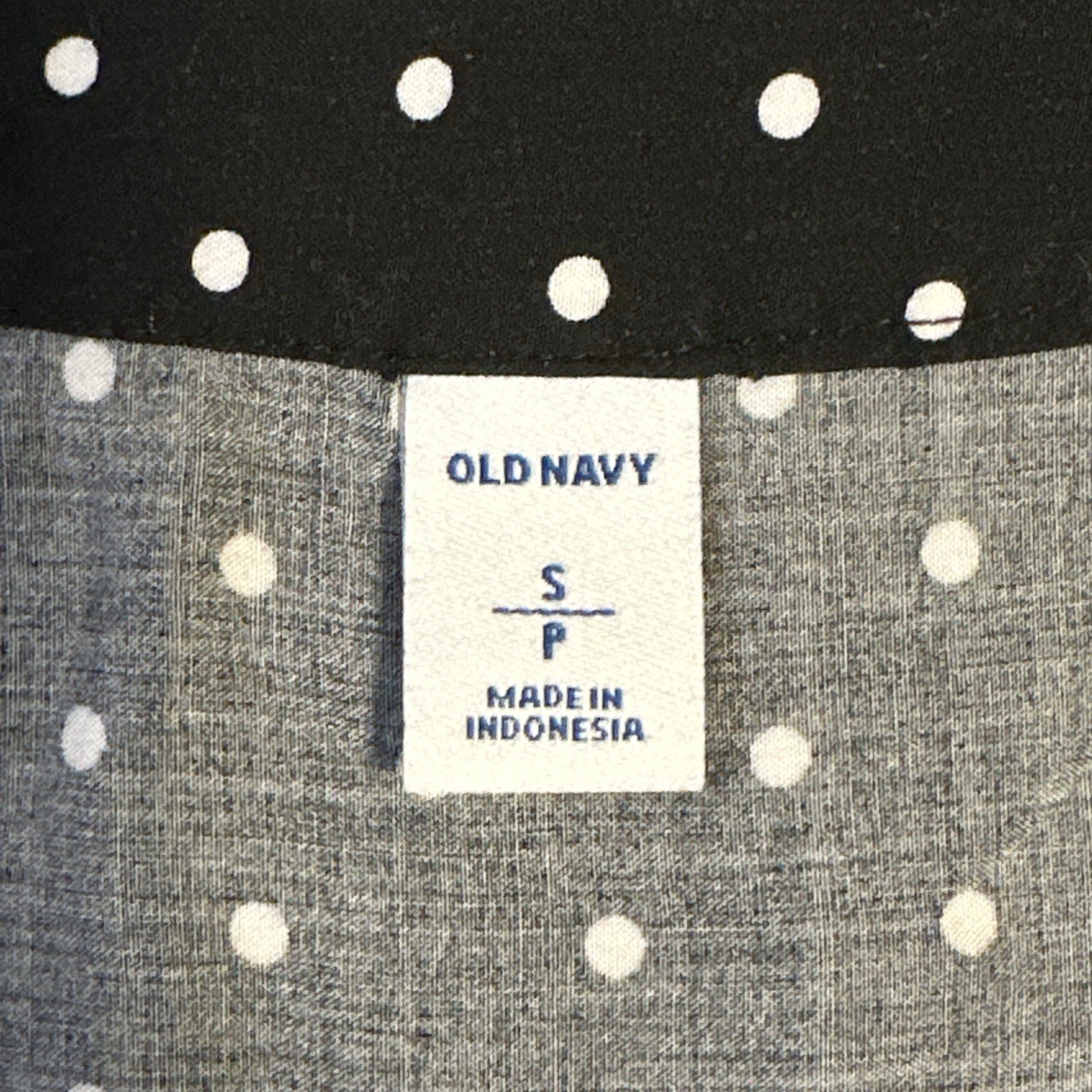 Old Navy Black White Polka Dot Tie Wrap Dress S - photo 4