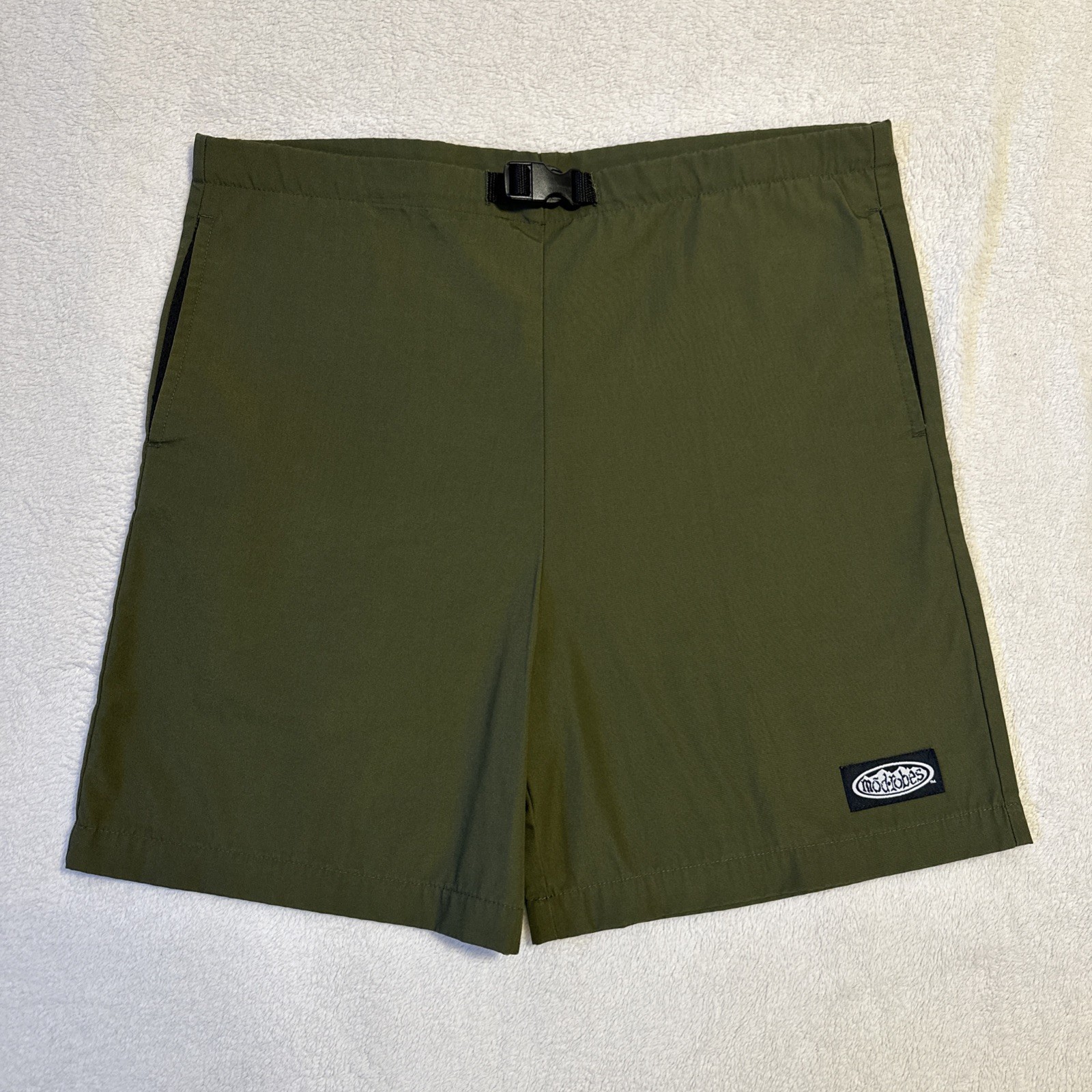 Vintage 90s Modrobes Utility Shorts Small Green