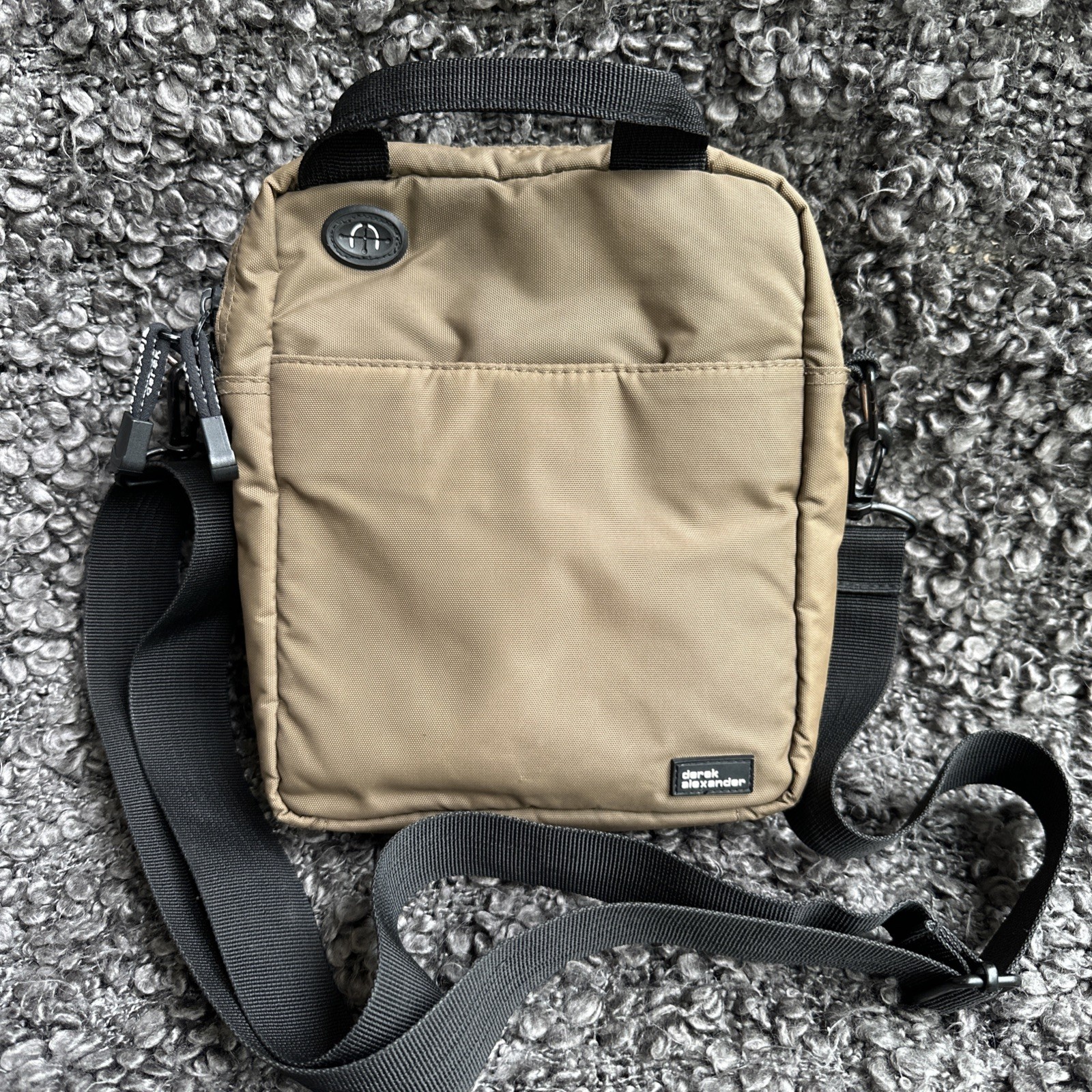 Derek Alexander Gorpcore Nylon Crossbody Bag - Khaki Brown - photo 2