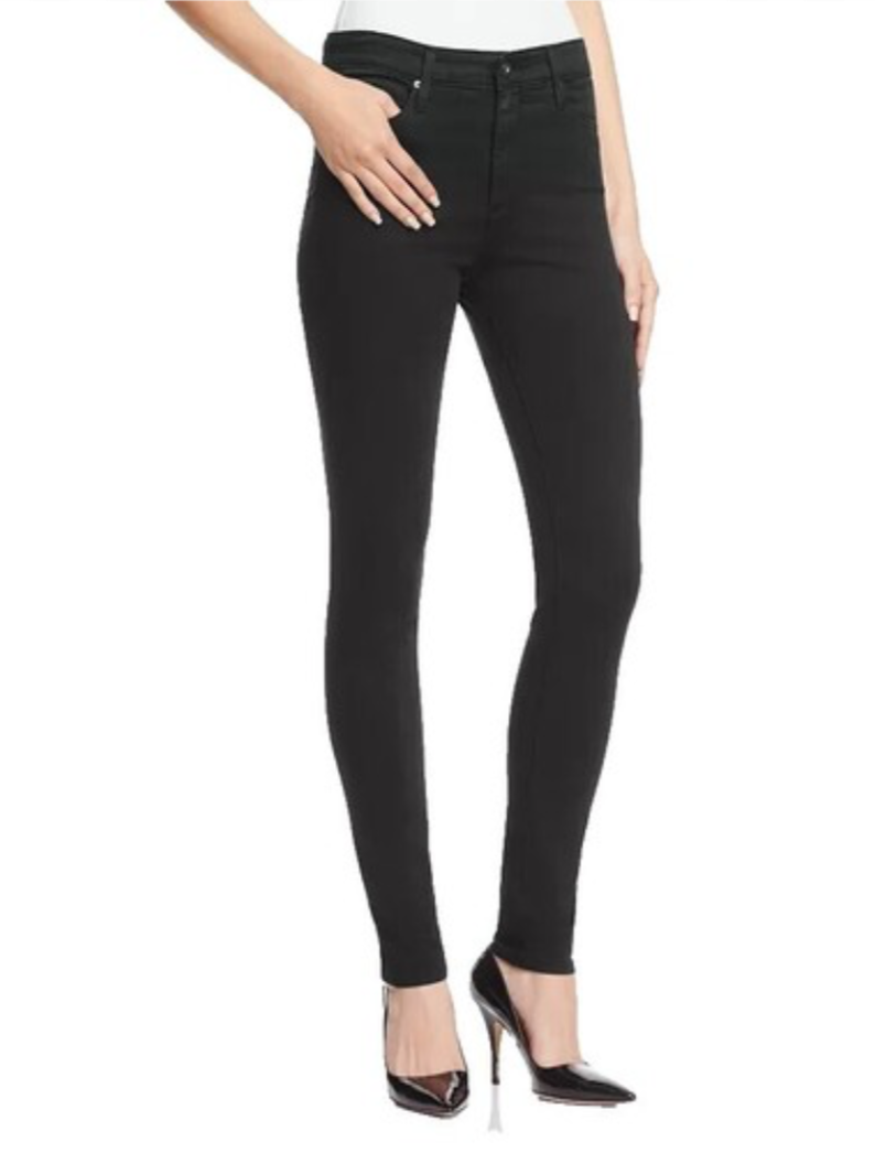 AG Jeans The Legging Super Skinny Velveteen Pants Black 26R - photo 2