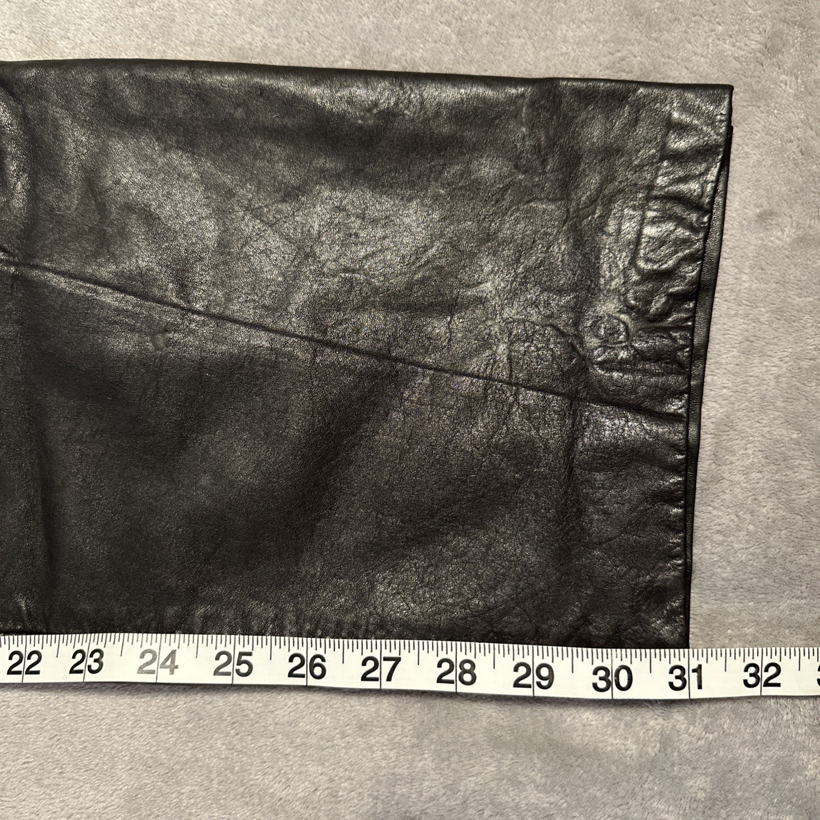 Vintage 80s Leather Motorcycle Pants Black Retro Women’s Sterlin - photo 2