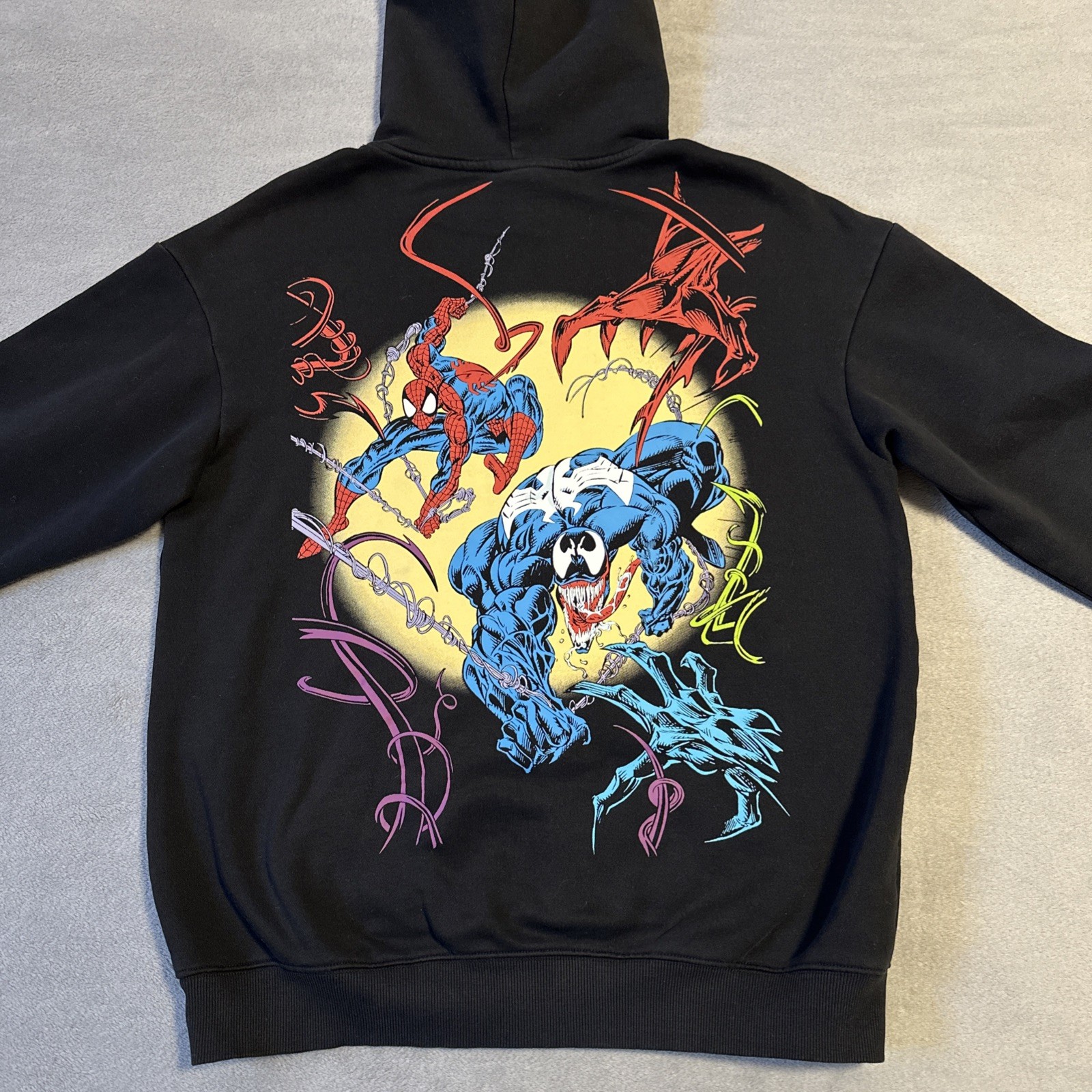 Marvel x H&M Spiderman Hoodie Men's Small Black
