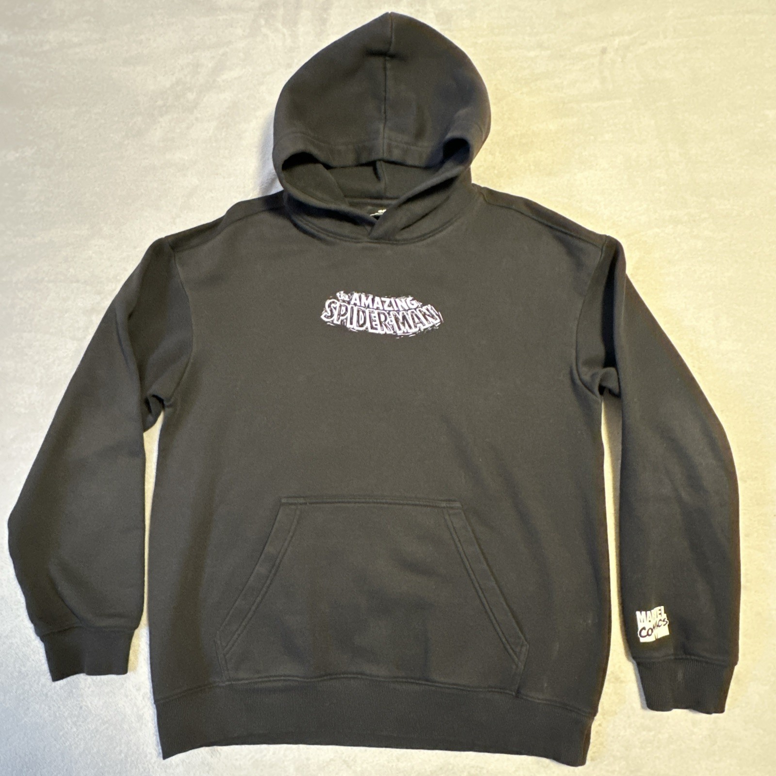 Marvel x H&M Spiderman Hoodie Men's Small Black - photo 2