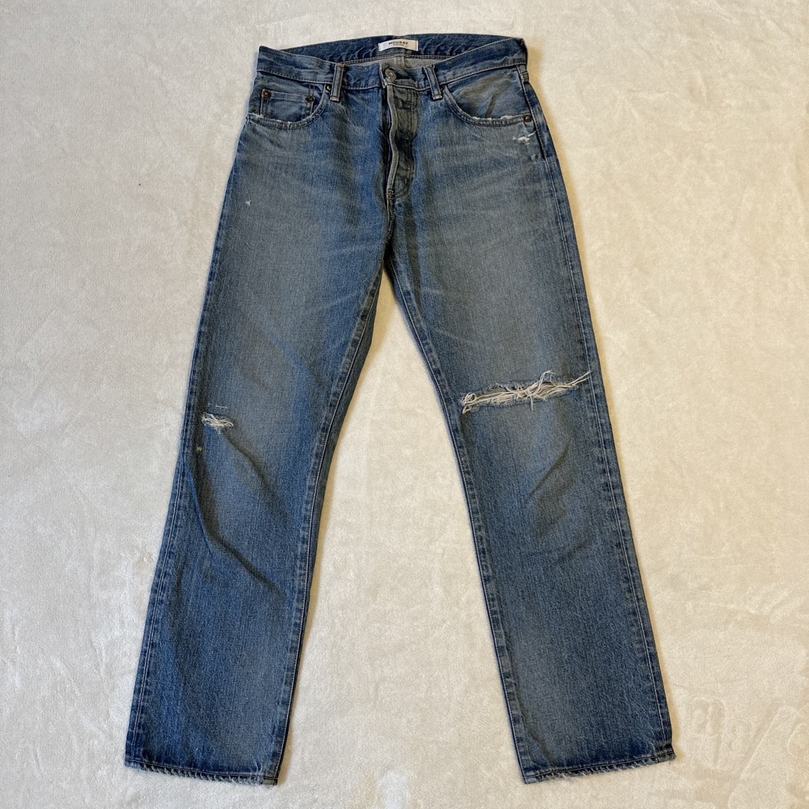 Moussy Vintage Jeans Size 27 County Straight Distressed