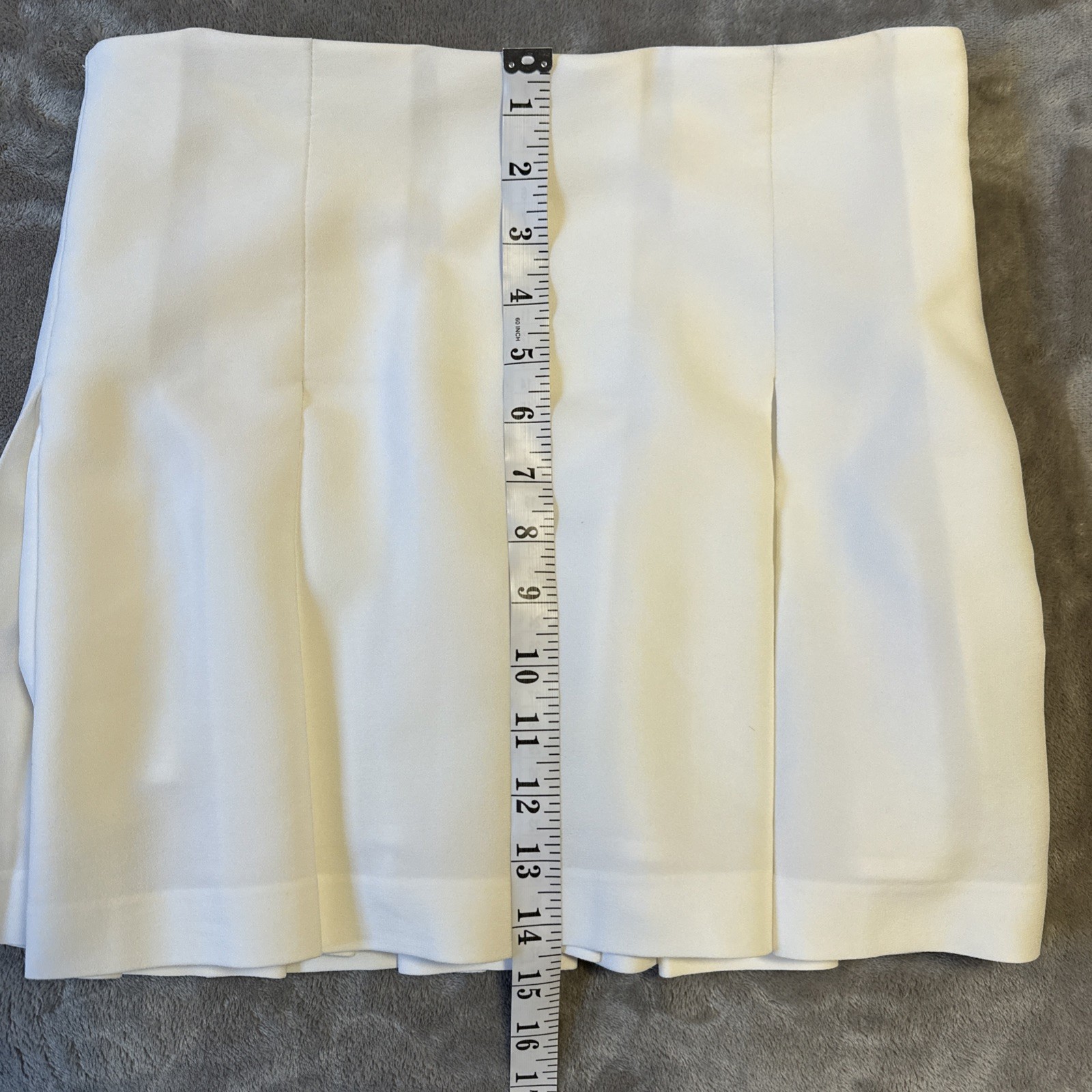 Aritzia Babaton Hathaway Pleated Mini Tennis Skirt White Size 4 - photo 4