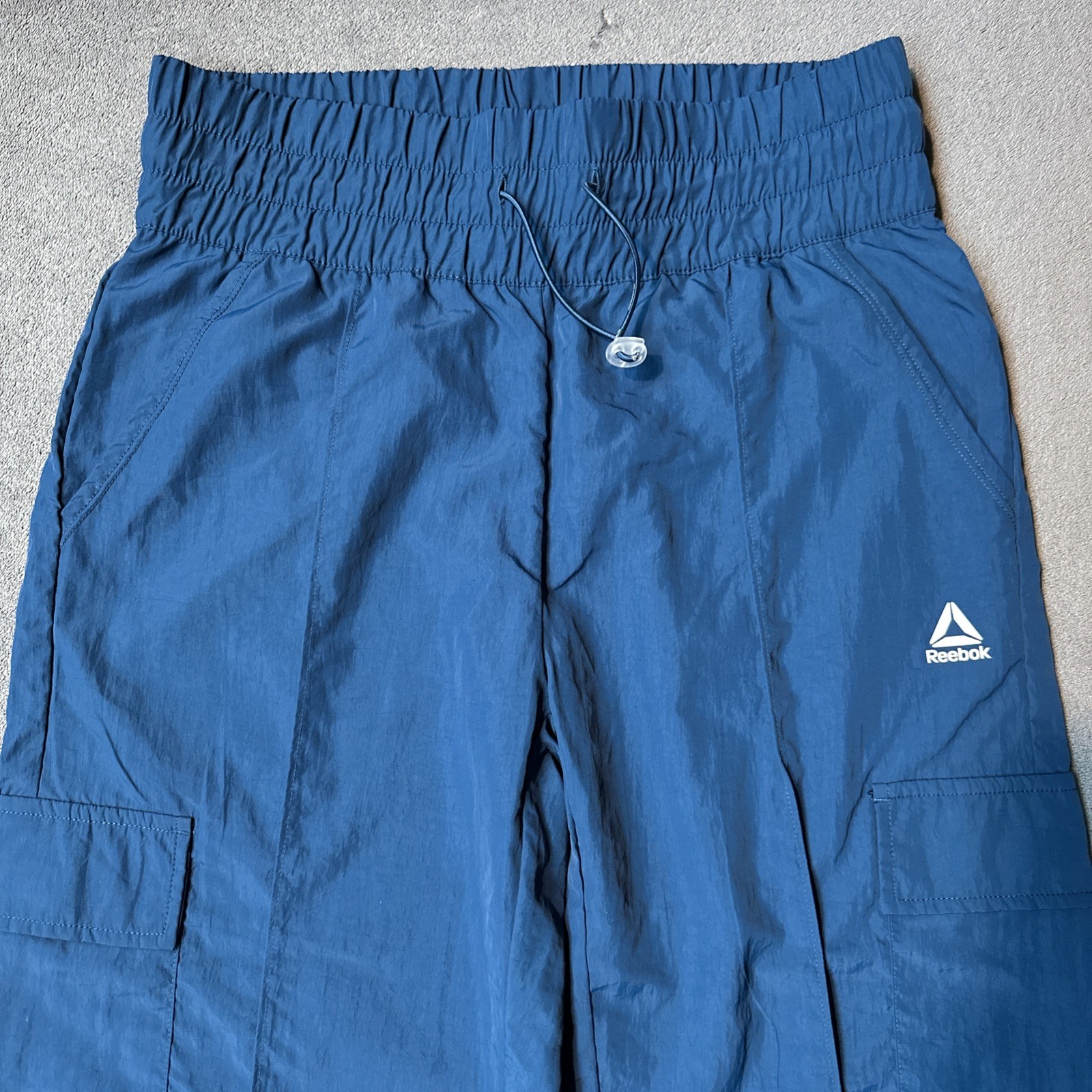 REEBOK Women's XS Athletic Pants High Rise Cargo Jogger Dark Tea - photo 2