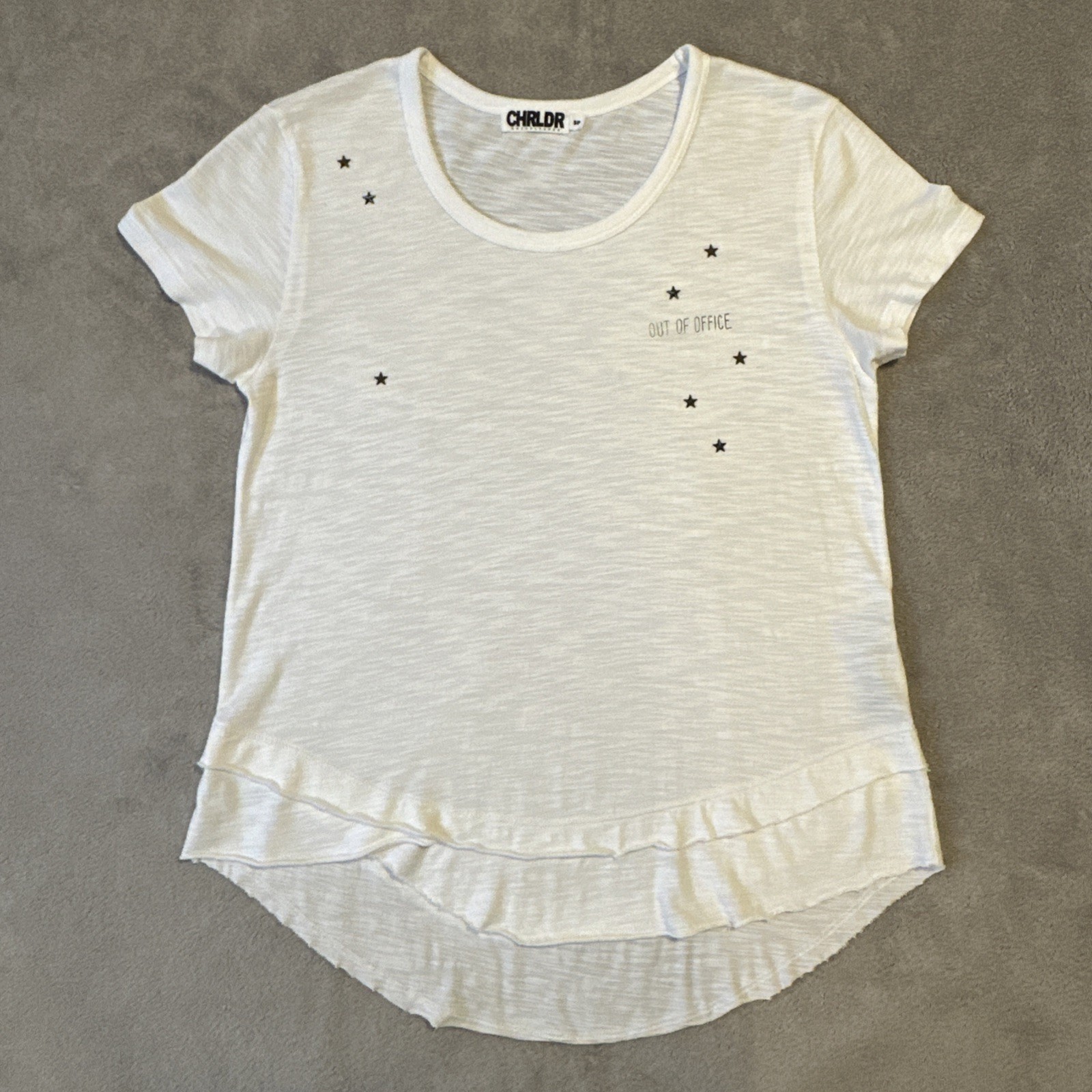 CHRLDR Stellar Perfect Tee - Out Of Office - Women's Small - Whi