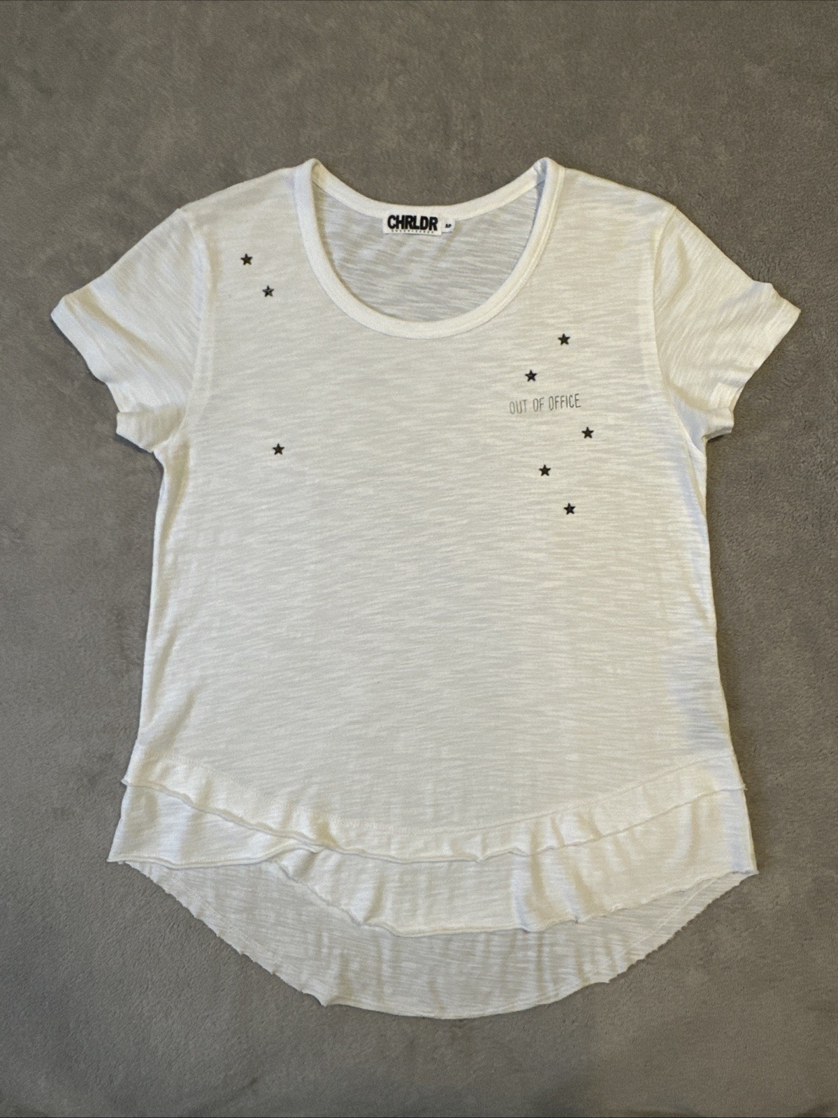 CHRLDR Stellar Perfect Tee - Out Of Office - Women's Small - Whi - photo 2