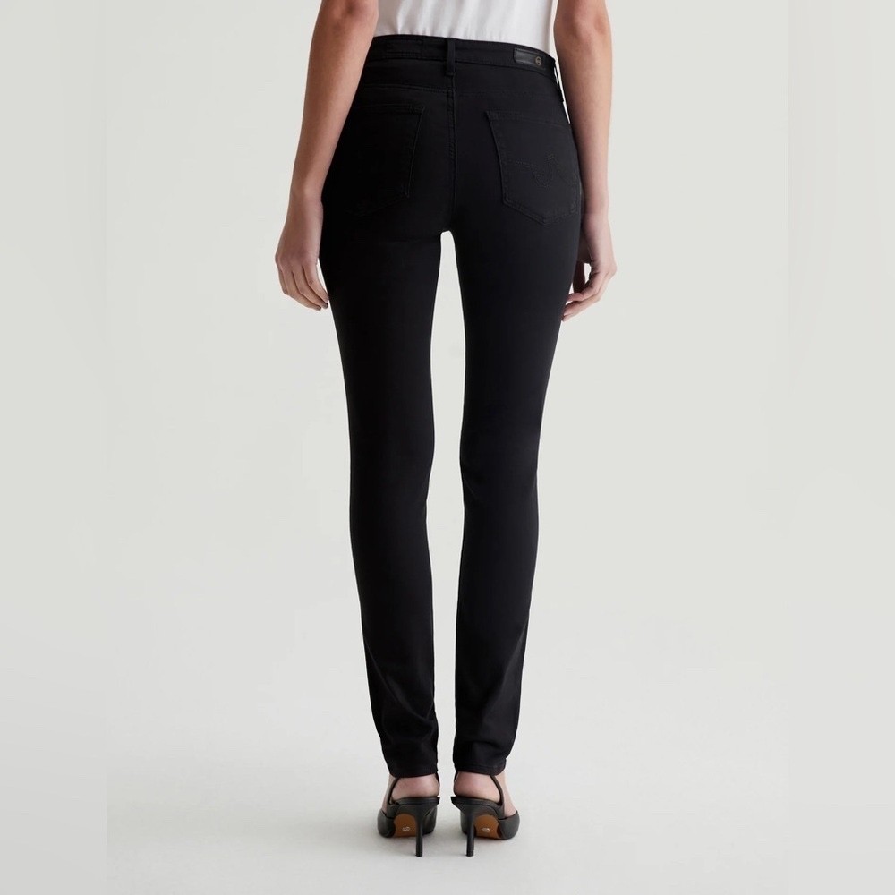 AG The Prima Mid-Rise Cigarette Jeans Black Size 25 - photo 2
